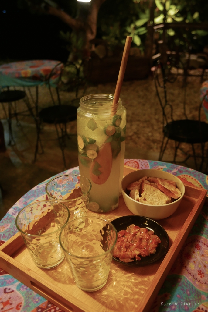 Sunset cocktails at Lilom Resort, Anilao